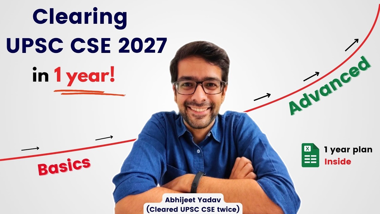 1 Year Plan for UPSC 2027 with daily targets | Strategy for UPSC CSE 2027