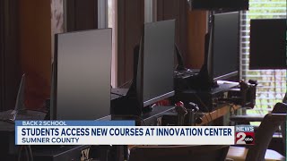 Students access new courses at innovation center