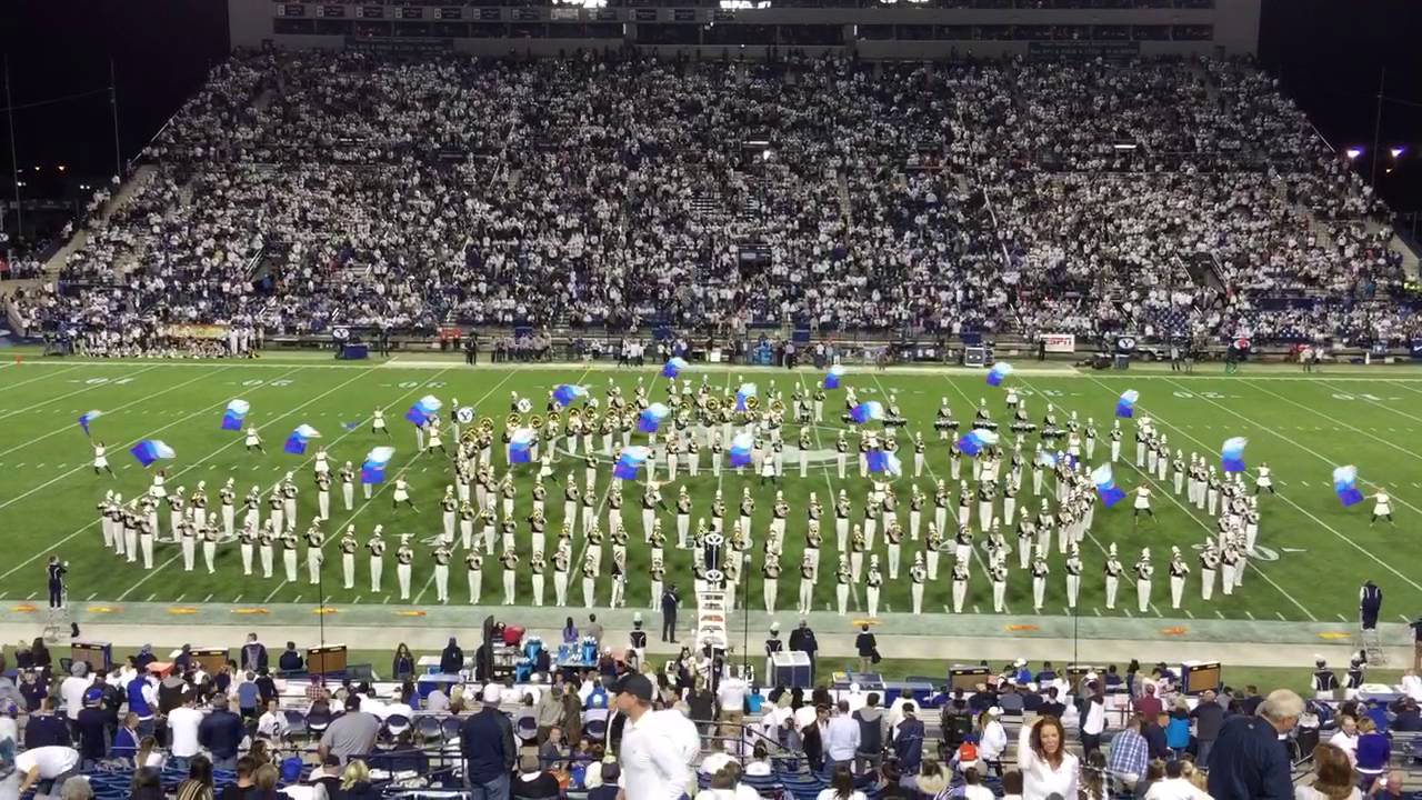 BYU Marching Band Halftime v. Toledo 9/30/16 YouTube