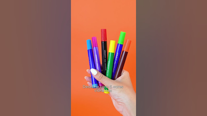 Canetas que mudam de cor #leoeleo #canetas #hidrocor #mudadecor #mágica