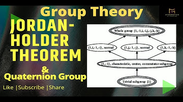 Quartnions Group and Jordan Holder Theorem || Quatnion Group || Group Theory || Abstract algebra