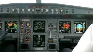 Landing inside an A330 cockpit in Miami  Listen to that sound!!!!! [HD]