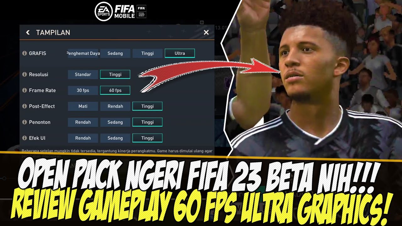 FIFA 23 MOBILE BETA GAMEPLAY  ULTRA GRAPHICS [60 FPS] 