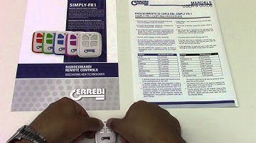 Radiocomando Simply   copia di un rolling code Faac