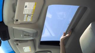 To operate the power moonroof, place ignition in on position. fully
open or close push side of this switch and rel...