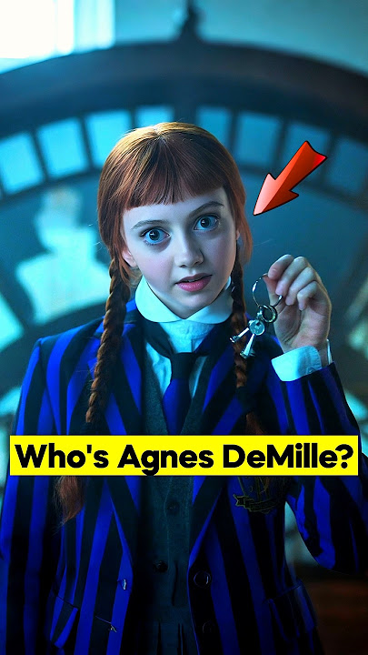 Who Is Agnes DeMille In Wednesday Season 2?🤔 #wednesday #wednesdayseries #agnes #netflix