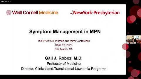 Women & MPN San Mateo 2022 - Gail Roboz, MD