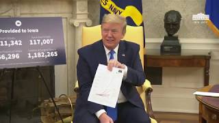 President Trump Meets with the Governor of Iowa