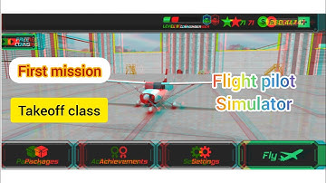 Mission one novice - Takeoff Class | Flight Pilot Simulator 3D |