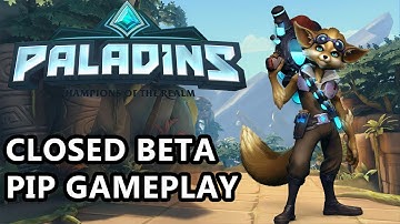 Paladins Closed Beta Gameplay - Pip Ultimate is Overpowered - Paladins Payload Gameplay