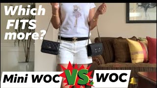 WIMB + Comparison, Chanel Mini WOC, Chanel WOC + Mod Shots, 2020 New  Release