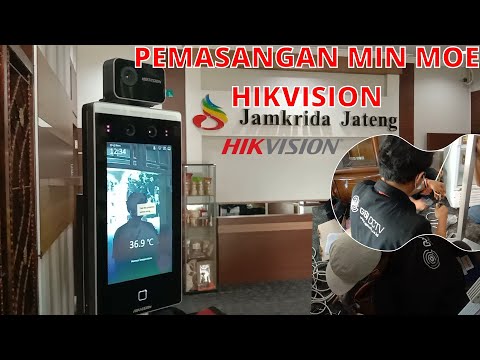 PEMASANGAN MIN MOE (face recognition) Hikvision di PT.Jamkrida Jateng by GSI CCTV Semarang