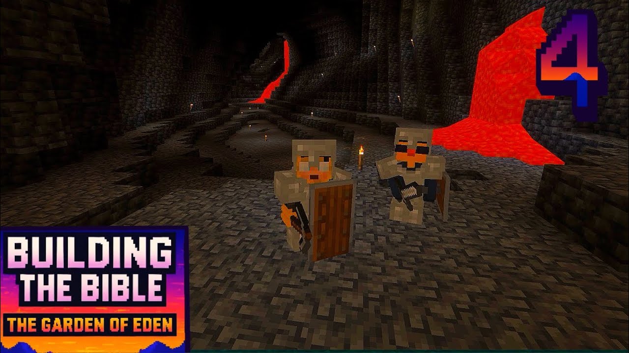 Building the Bible in Survival | Let's Play Minecraft Eden Part 4