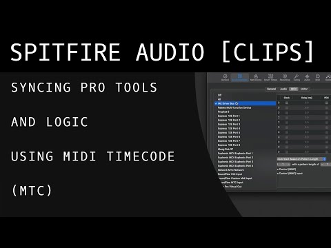 Syncing Pro Tools and Logic Pro via MTC