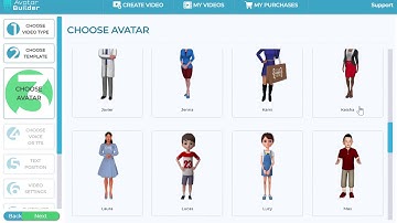 AvatarBuilder Software Demo