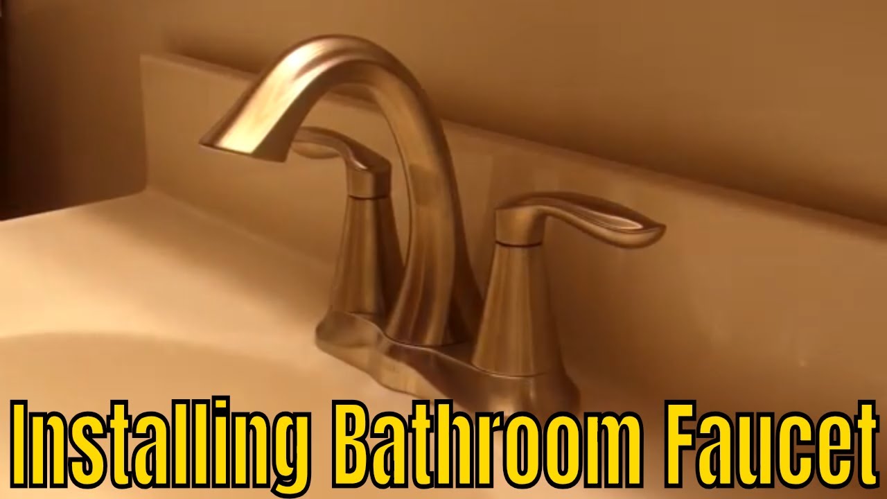 Bathroom Faucet Replacement - YouTube