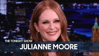 Julianne Moore Recorded an Animated Movie in Her Laundry Room | The Tonight Show