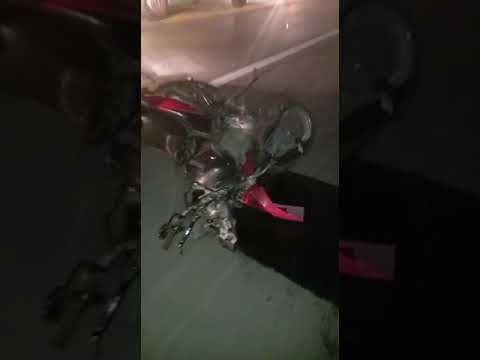 Colisão carro e moto em Sooretama