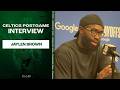 Jaylen Brown: I've Got NOTHING to Say About Offensive Fouls | Celtics vs 76ers Game 6 Postgame