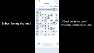 Crossword Master Level 14 Answers | Crossword Master Puzzle 14 Profile