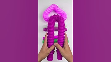 Creating Style and Crunchy POP-ASMR #diy #satisfyingvideo#relaxing #creative #oddasmr #poptubesounds