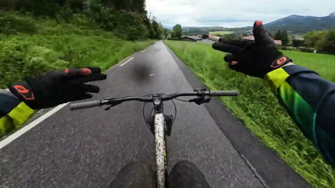 خرجة بي الدراجة الجبلية 