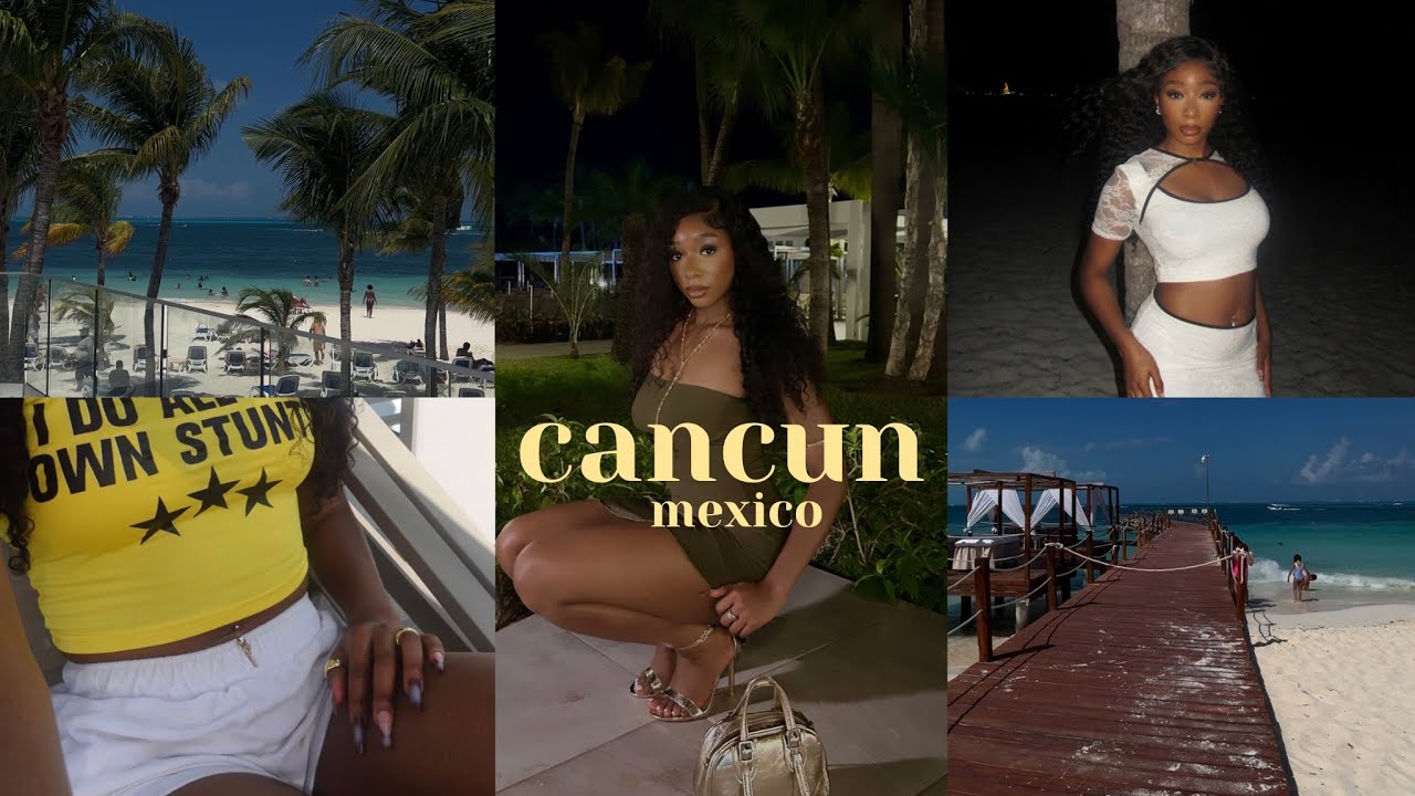 CANCUN MEXICO TRAVEL VLOG: all inclusive riu resort, spring break, girls trip, xplor adventure park