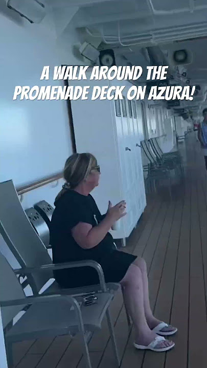 A walk around Deck 7 on board Azura! #pandocruises #azura #viral #cruiselife #cruise #promenadewalk