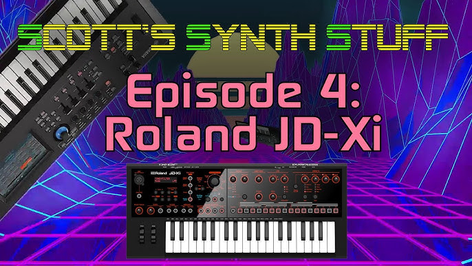 JD-XI - Roland - Claviers - SYNTHETISEURS Exposition