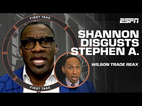 Stephen A. is DISGUSTED with Shannon Sharpe about the Russell Wilson-Steelers move 🙄 | First Take