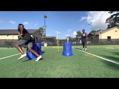 Footwork King | Running Back Drills | Movement Efficiency and Technique