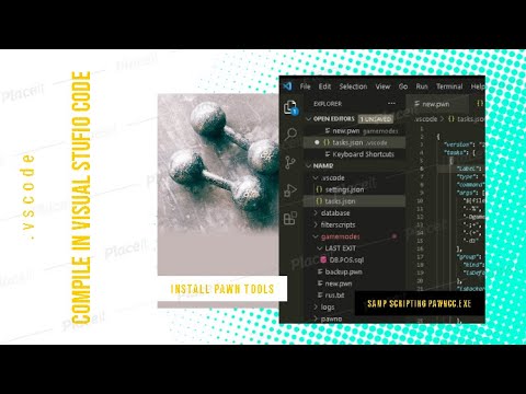 विजुअल स्टूडियो कोड में कंपाइल कैसे करें .vscode फाइल बनाएं GTA Pawn Tools SAMP Scripting Pawncc इंस्टॉल करें