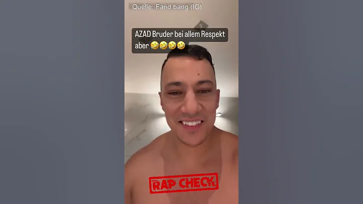 FARID BANG lacht wegen AZAD #Shorts