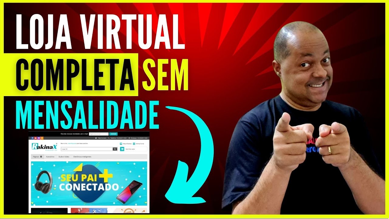 ✅ Como criar uma loja virtual GRATUITA com Domínio Próprio | AULÃO [PASSO A PASSO]