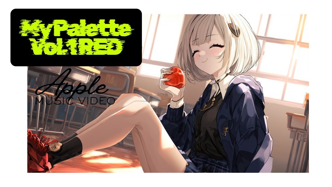 🍎[Official AI MV] Apple - My Palette Vol.1 [Red]
