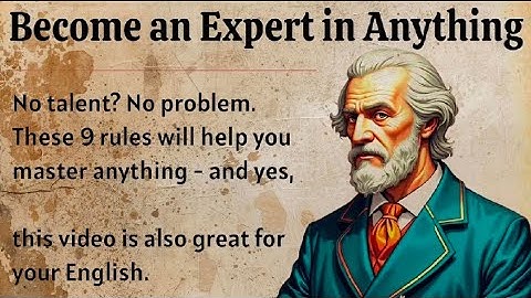 How to Become an Expert in Anything || Learn English Through Motivational Lesson 🔥 || Graded Reader 