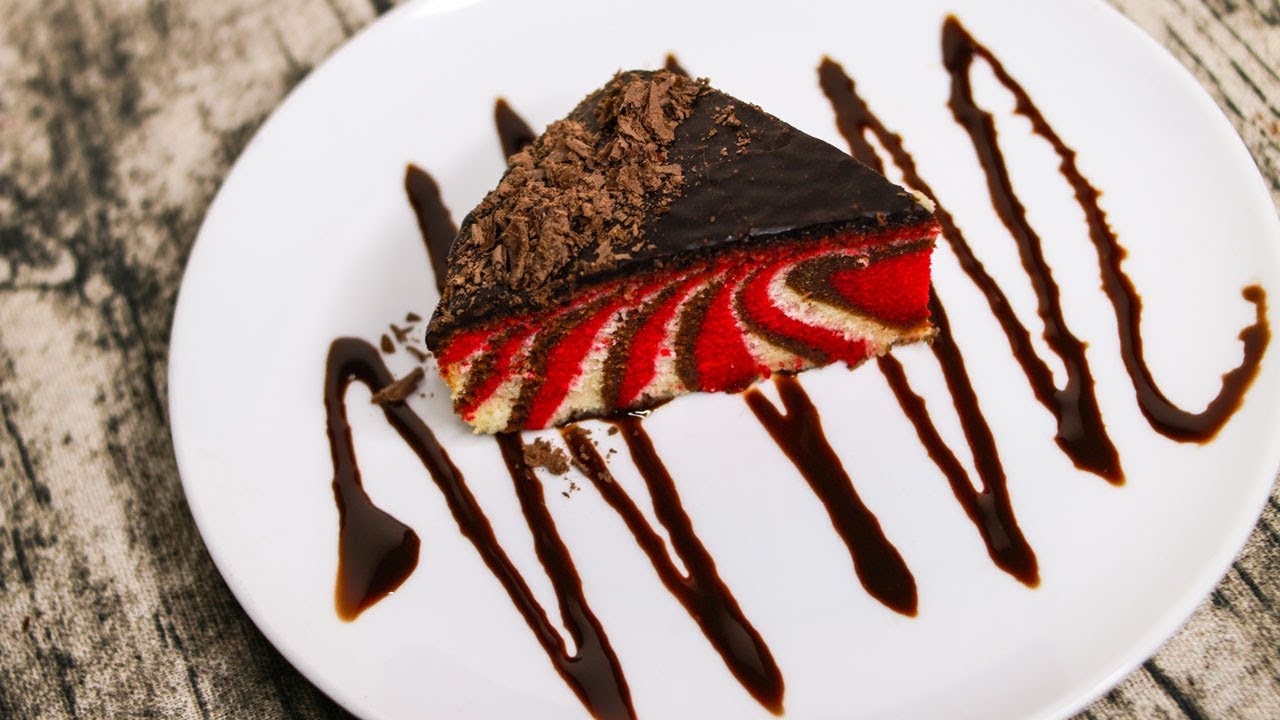 Zebra Cake Recipe Without Oven || How To Make Zebra Cake At Home | Pink Zebra Cake Recipe