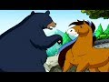 Лошадки Мультфильм, сезон 1, Нападение Медведя | Лошадки / Страна лошадей / Horseland