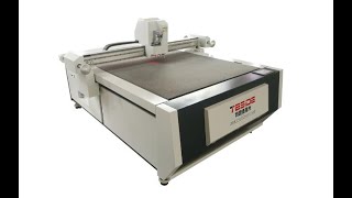 high speed flatbed oscillating knife digital automatic sample cutting diemaking ejection rubber