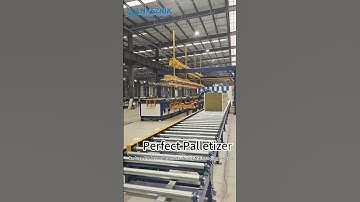 Perfect Sandwich Panel Palletizer Stacking Machine. Production Line #sandwichpanel #machine #stacker