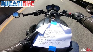Adventure Touring On A Naked Ducati? Most Distance In A Day Gas Tank Questions Ducati Nyc V1415