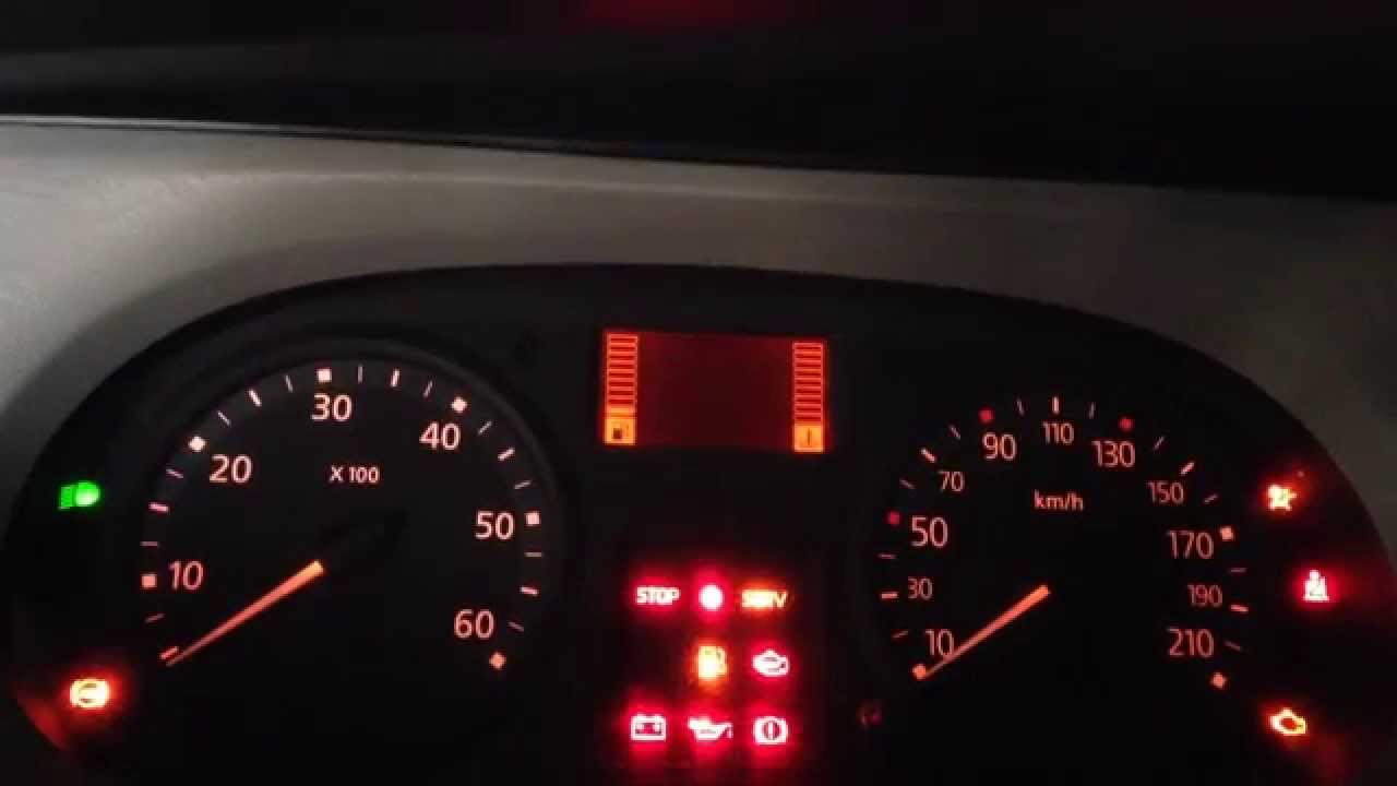 Renault Trafic Service Light Reset YouTube