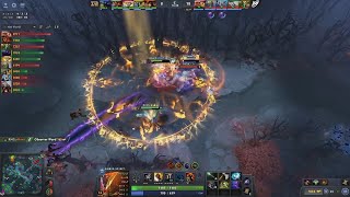 Gh god saves Miracle with snowball &amp; Nigma wins the teamfight