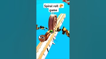 Spiral roll gameplay lvl 5A new (android/IOS) #shorts #mobilegame