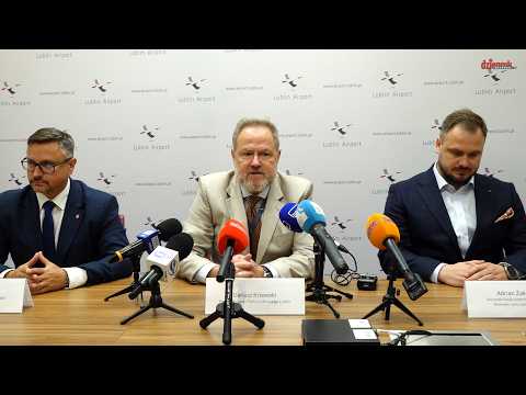 Press Conference on the Construction of the New Air Traffic Control Tower at Lublin Airport