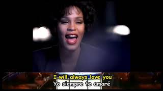 &quot;Yo siempre te amaré.&quot;  Whitney Houston