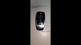 How to replace remote key cell/battery 🔋  Old Maybach & S class Mercedes Benz