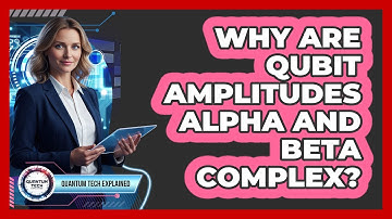 Why Are Qubit Amplitudes Alpha and Beta Complex?