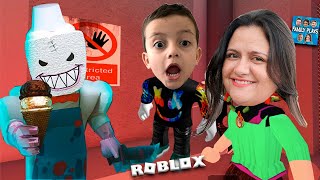 SORVETEIRO DO MAL (Roblox JERRY ICE CREAM [Floor 2]) Family Plays