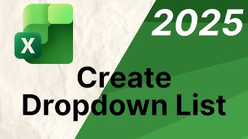 How to Make a Dropdown List in Excel Fast | 2025 Tutorial